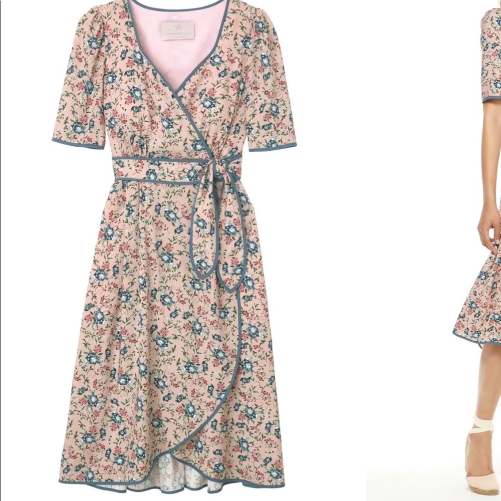 Gal meets Glam Isadora Floral Print wrap Dress. S2 - Picture 9 of 16